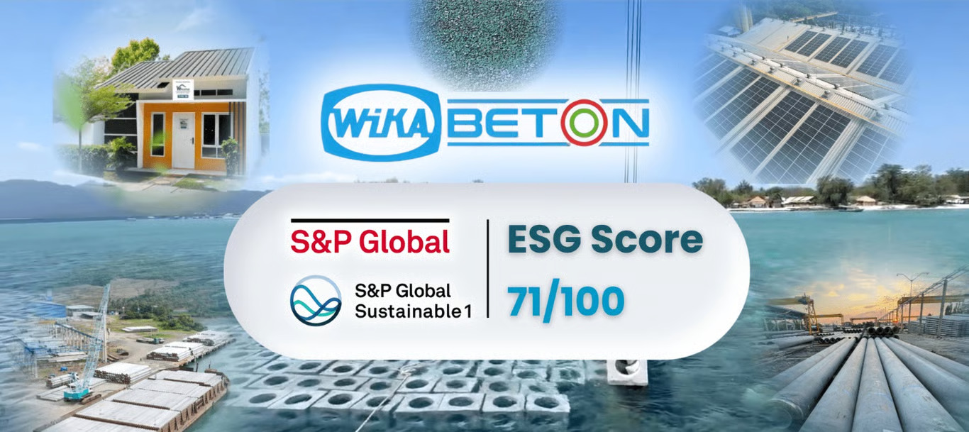Skor ESG Tinggi dan Free Float Saham Kuat, WIKA Beton Wakili Emiten Indonesia Berstandar Global